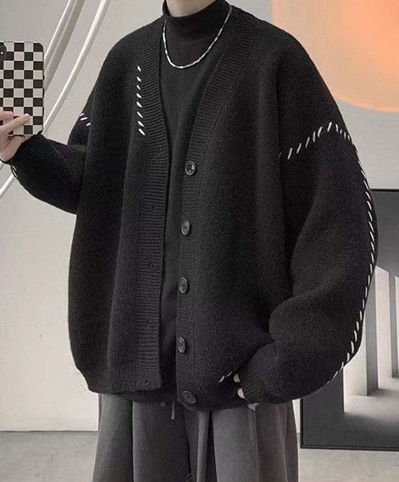 LM | Vintage V-neck cardigan sweater
