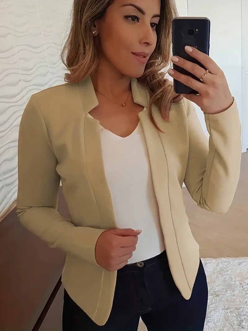 LM | elegant long-sleeved blazer for spring