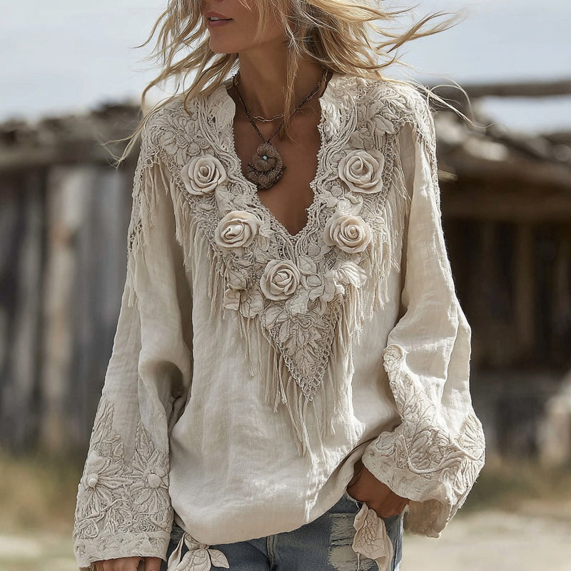 Timeless Vintage Style Blouse