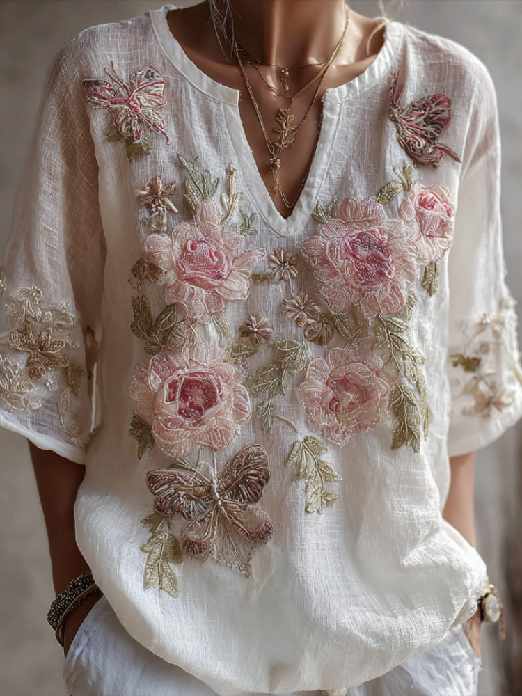 Timeless Vintage Style Top