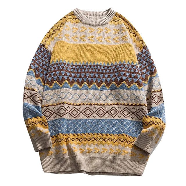 LM | Retro casual knitted sweater 2024