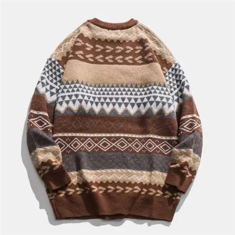 LM | Retro casual knitted sweater 2024