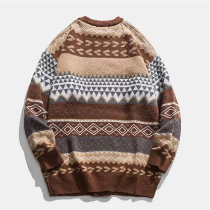 LM | Retro casual knitted sweater 2024