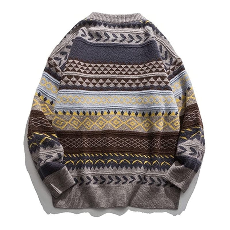 LM | Retro casual knitted sweater 2024