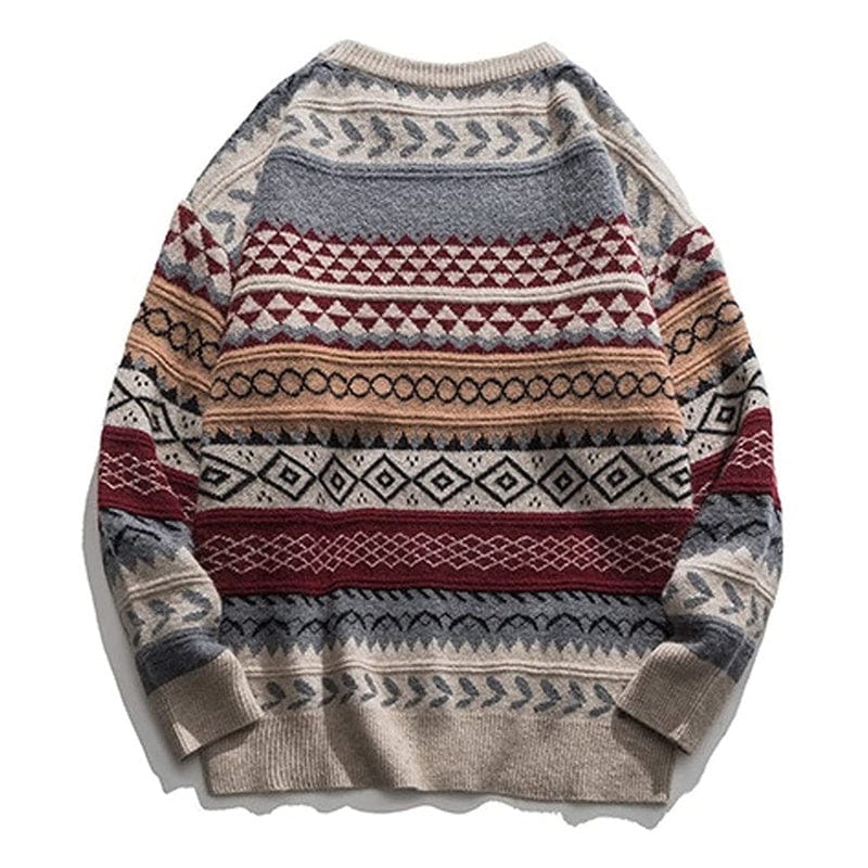 LM | Retro casual knitted sweater 2024
