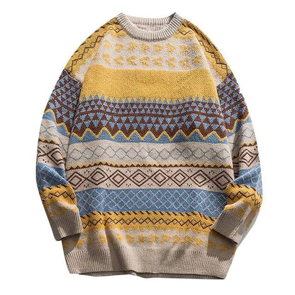 LM | Retro casual knitted sweater 2024