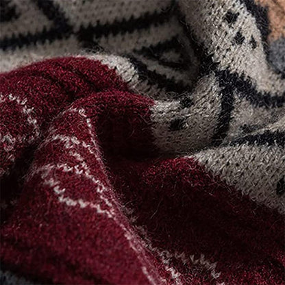 LM | Retro casual knitted sweater 2024