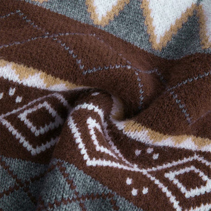 LM | Retro casual knitted sweater 2024