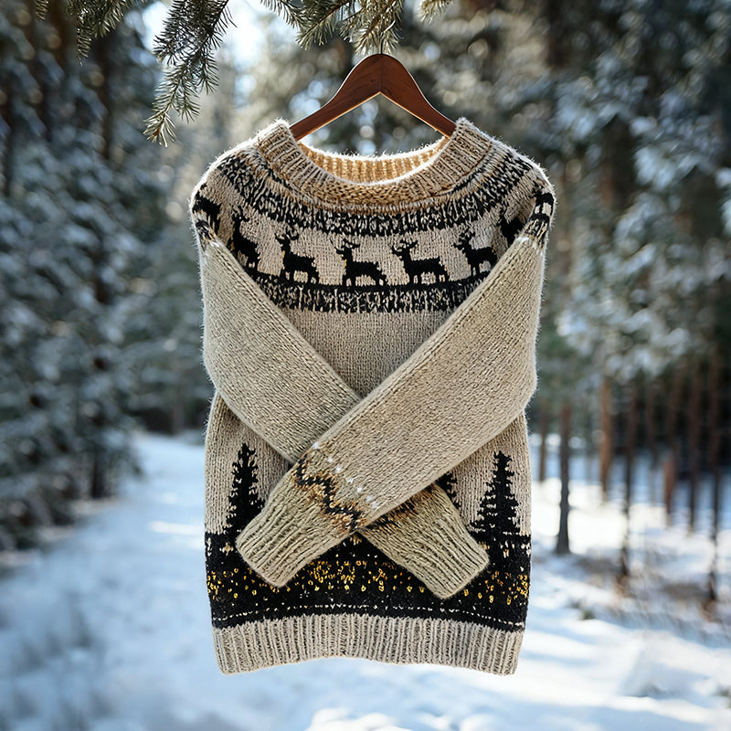 Timeless Vintage Style Jumper