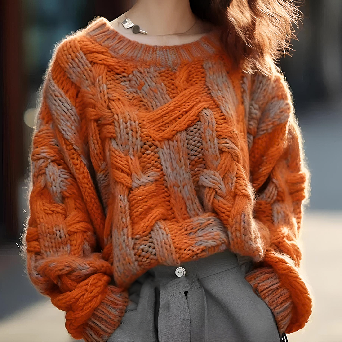 Genoveva® | Warm wool sweater for women
