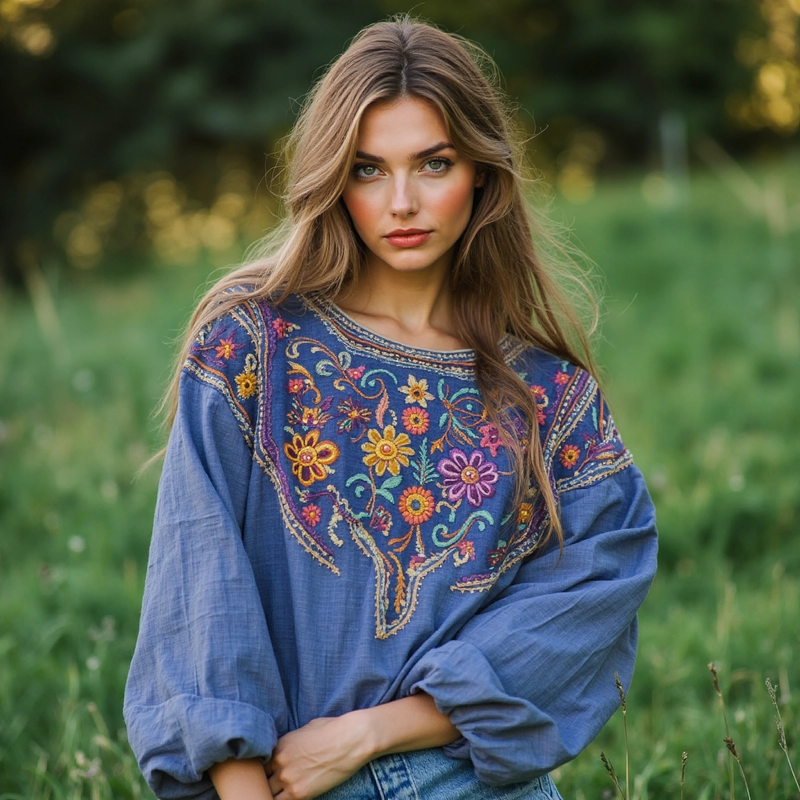 Gracefully Designed Blouse
