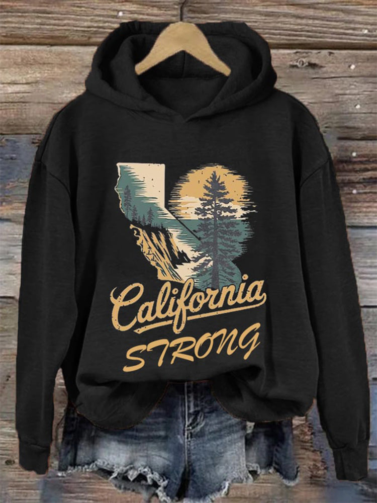 Comstylish Women's California Strong Casual Hoodie