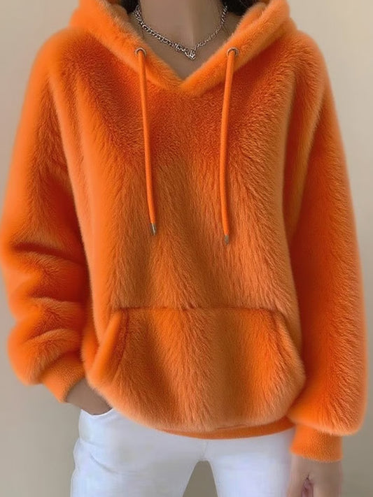 Women's Autumn And Winter Fleece Hoodie elevenforest