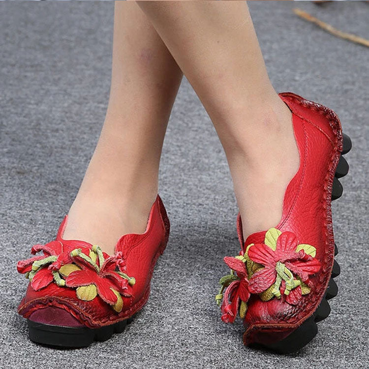 LM | Glamorous casual shoes with floral detail