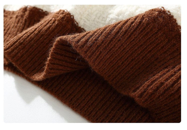 LM | Comfortable loose striped sweater 2024