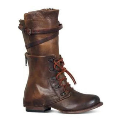 LM | Boho lace-up boots