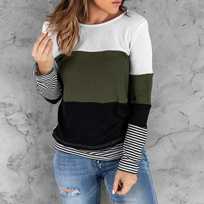 LM | Elegant striped green sweater