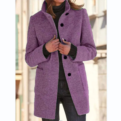 LM | Fashionable wool jacket with buttons