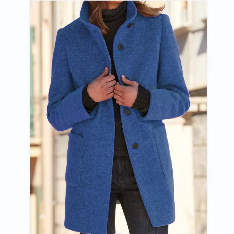 LM | Fashionable wool jacket with buttons