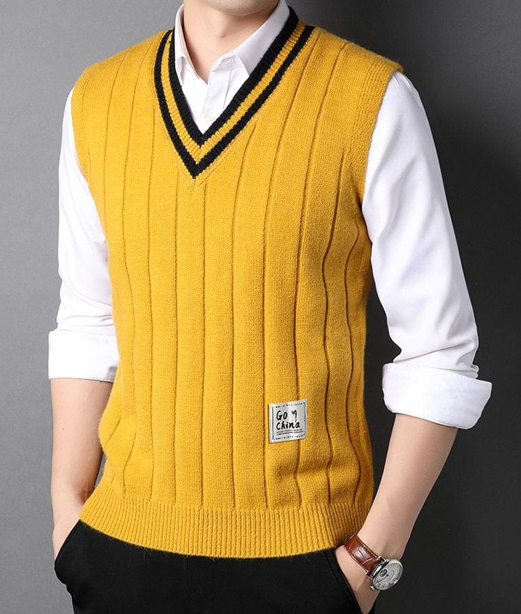 LM | Men's Knitted Striped Sweater