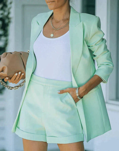 LM | Blazer & Shorts Set