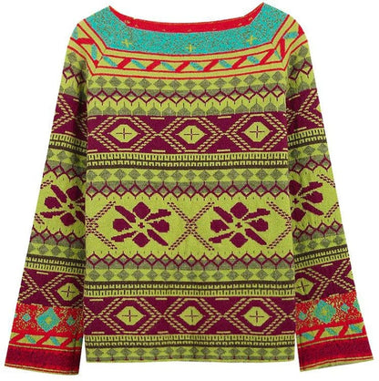 LM | Unique print sweater
