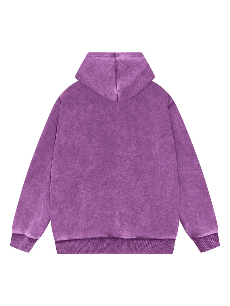 LM | Denim pullover hoodie