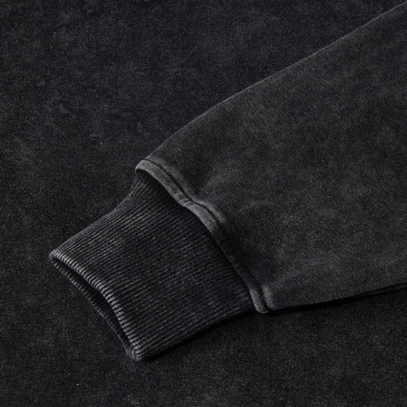 LM | Denim pullover hoodie