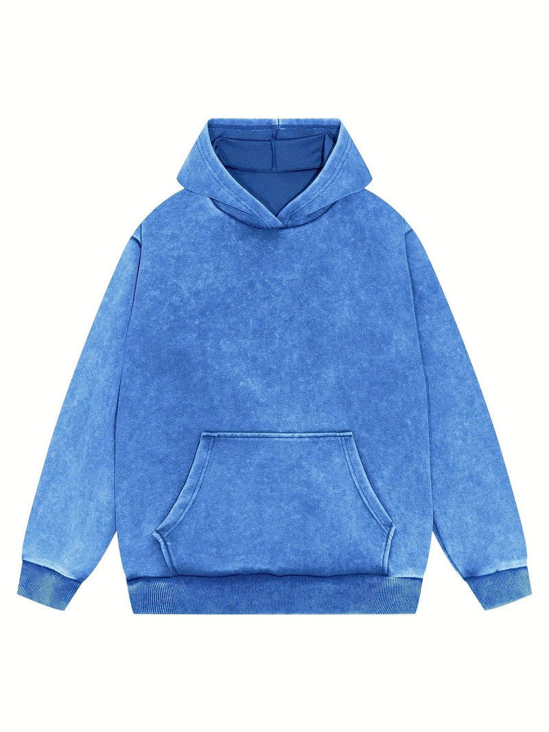 LM | Denim pullover hoodie