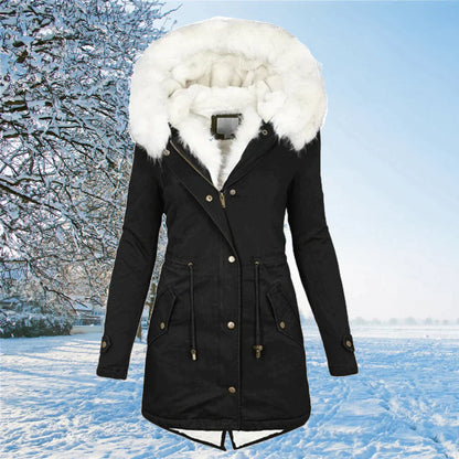 LM | The new oversized parka jacket with hood and fur lining