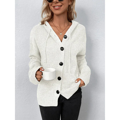 LM | Down long sleeve sweater with hood