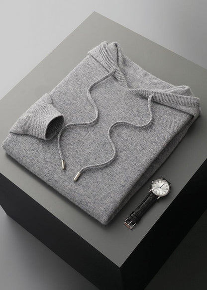 LM | Seamless knitted hoodie