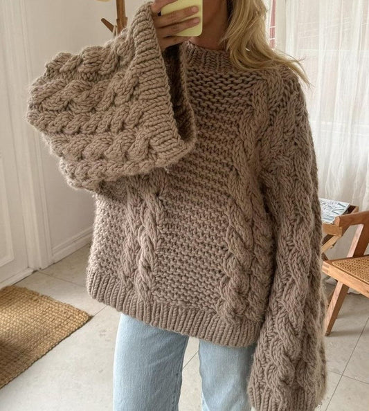 LM | MW - Chunky cable-knit sweater