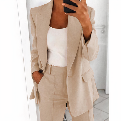 LM | Ensemble blazer avec veste et pantalon