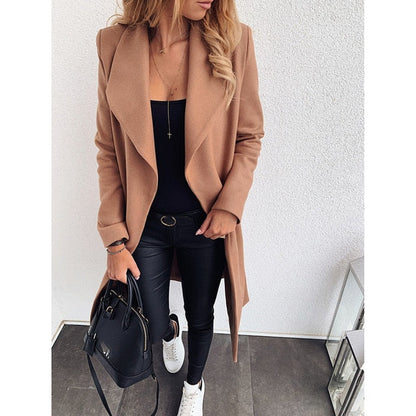 LM | Long cotton jacket without buttons