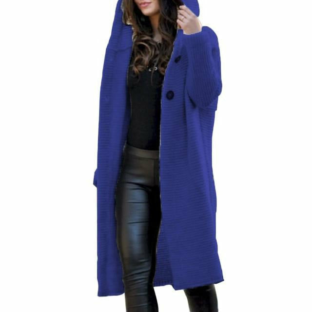 LM | Long women's knitted coat
