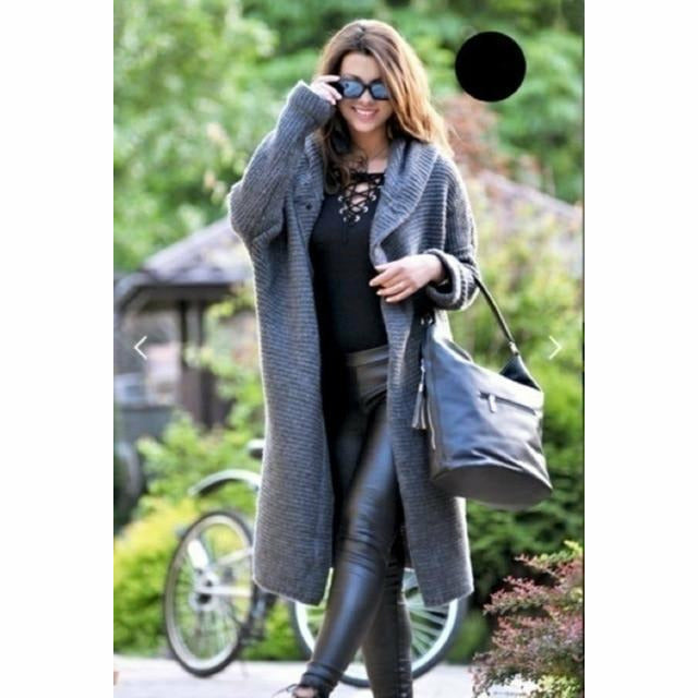 LM | Long women's knitted coat