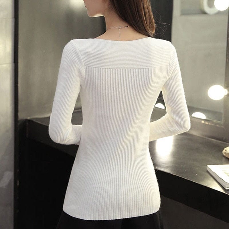LM | Korean Solid Sweater