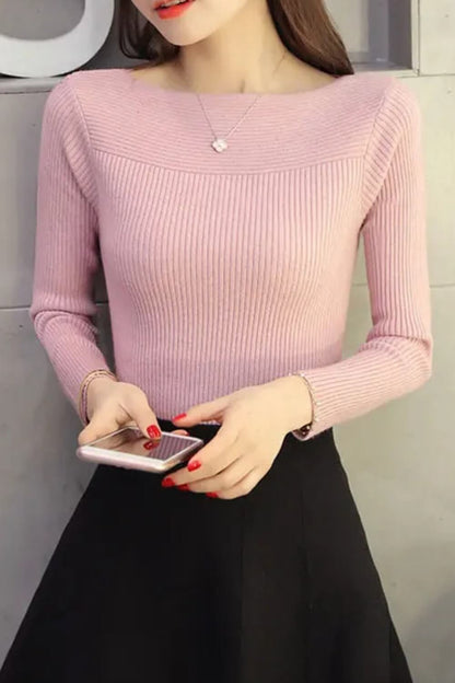 LM | Korean Solid Sweater