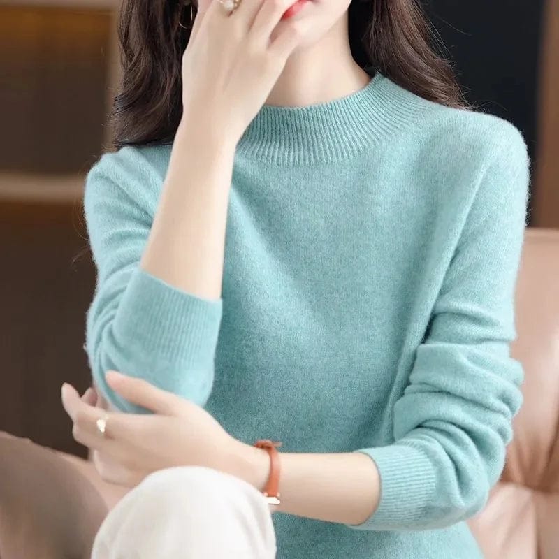 LM | Soft knitted sweater with turtleneck