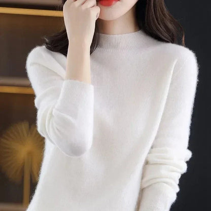LM | Soft knitted sweater with turtleneck
