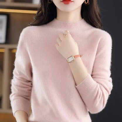 LM | Soft knitted sweater with turtleneck