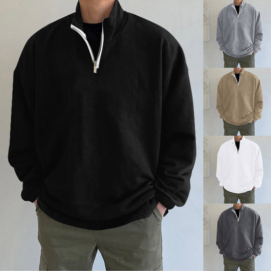 LM | Plain hoodless sweater