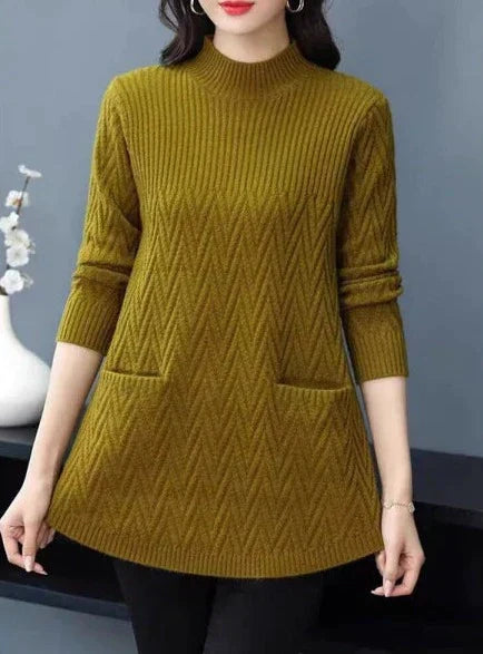 LM | Women's sweater with high collar