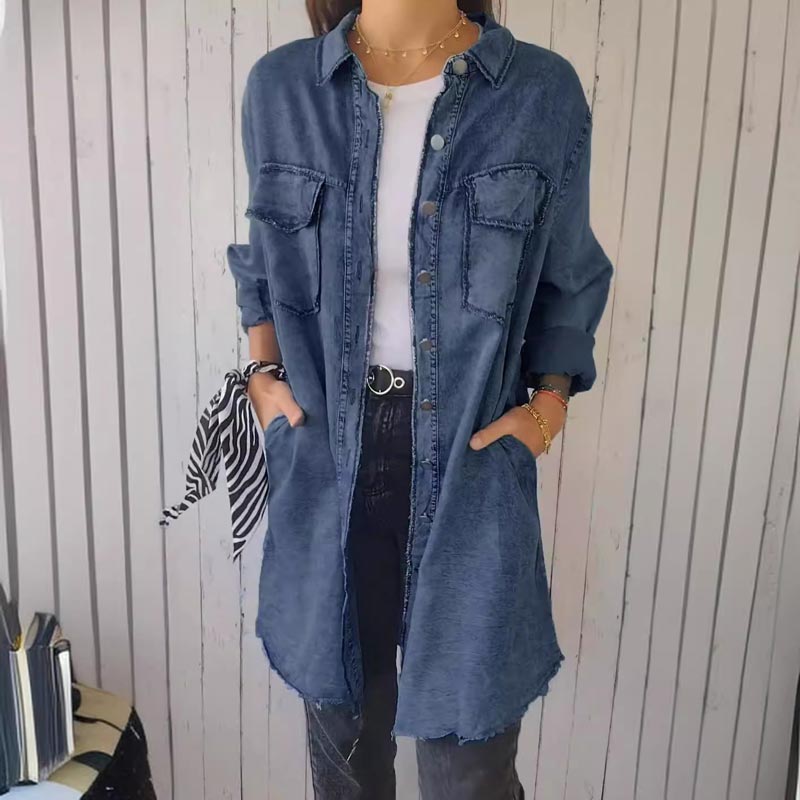 LM | Classic long jacket for women