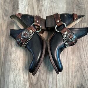 LM | Chunky Mid Heel Vintage Shoes