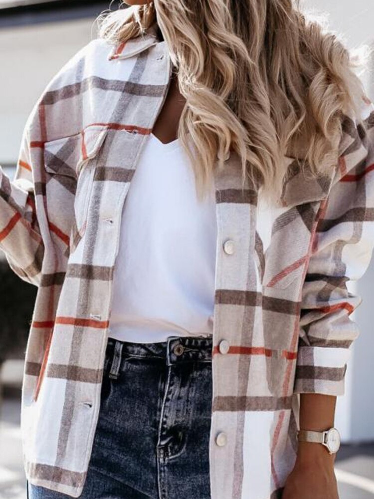 LM | SaraisJacket I Flannel jacket for women