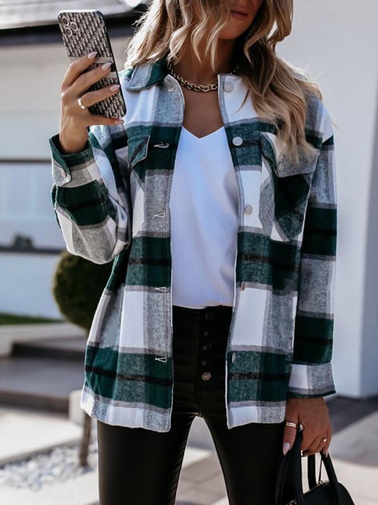 LM | SaraisJacket I Flannel jacket for women