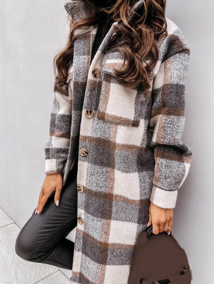 LM | plaid jacket for women